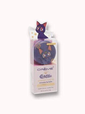 NEW The Creme Shop x Pretty Guardian Sailor Moon Luna Macaron Lip Balm